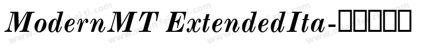 ModernMT ExtendedIta字体转换